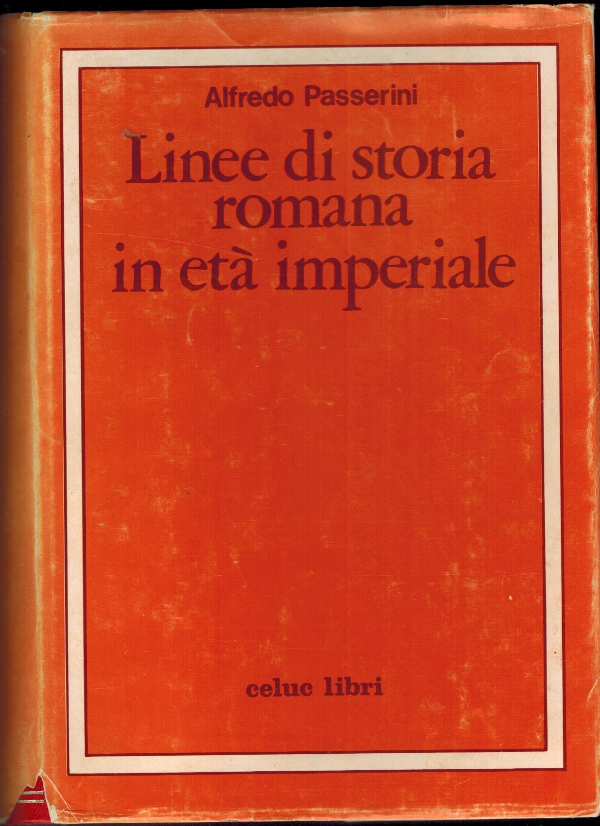 linee di storia romana in et imperiale