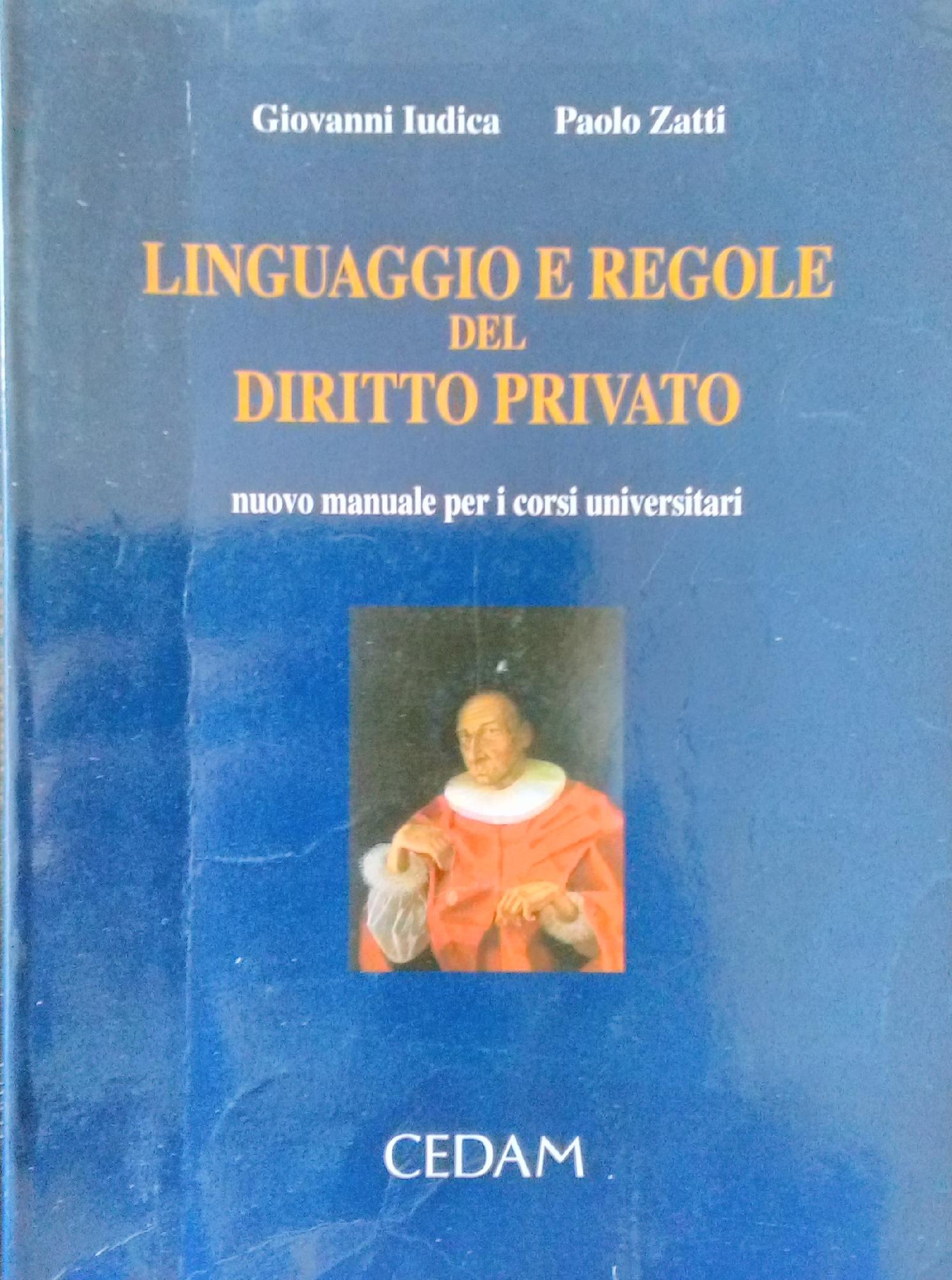 Linguaggio e regole del diritto privato