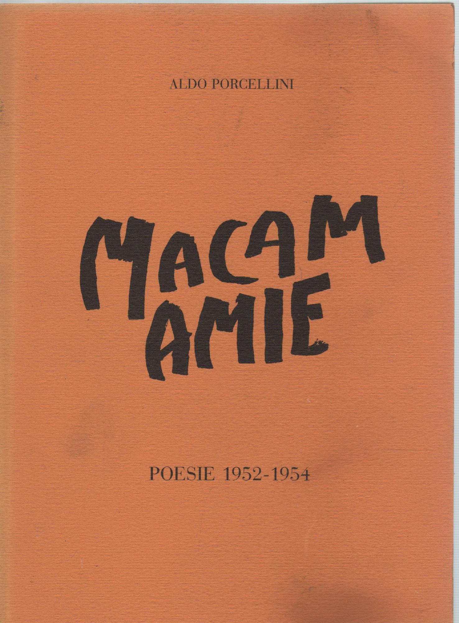 MACAM AMIE POESIE 1952-1954