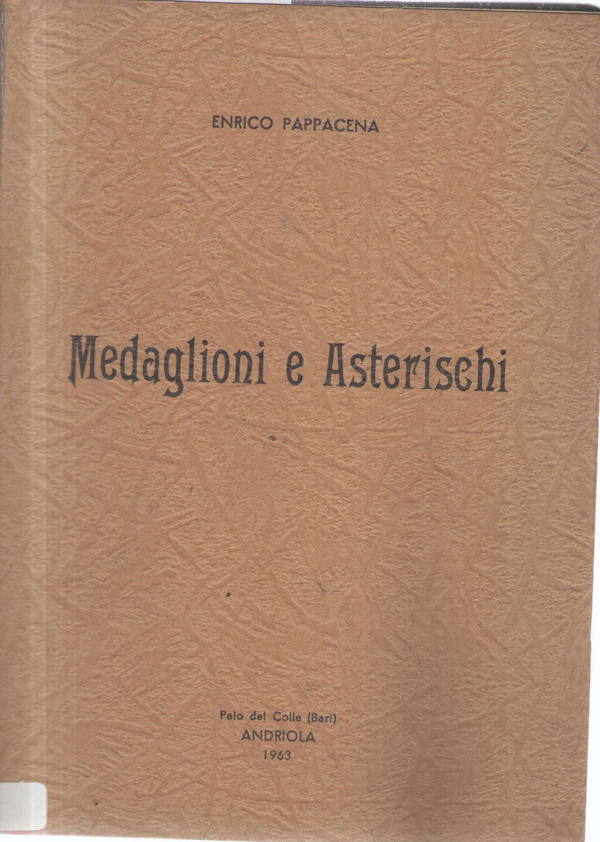 MEDAGLIONI E ASTERISCHI.
