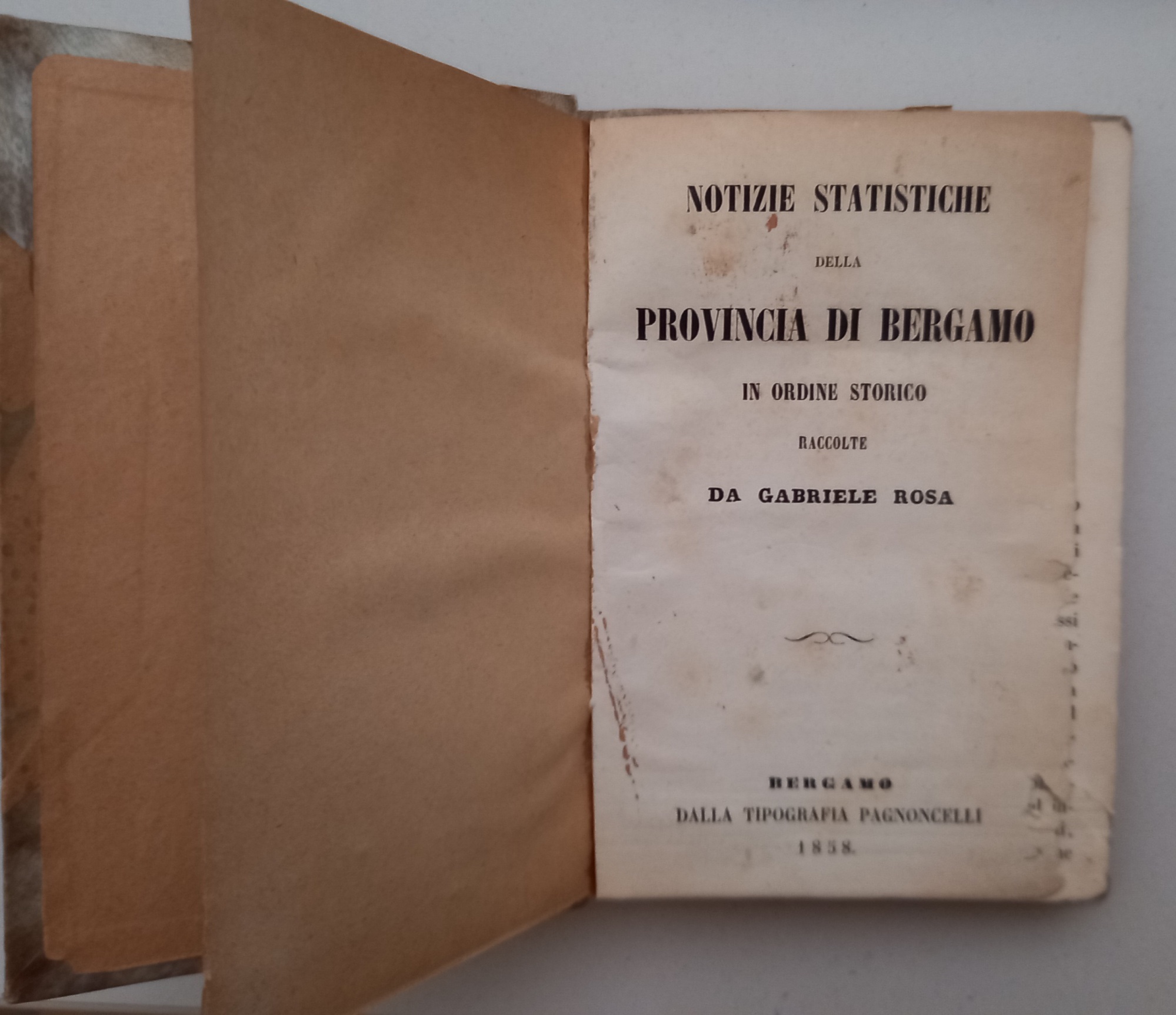 Notizie statistiche della provincia di Bergamo