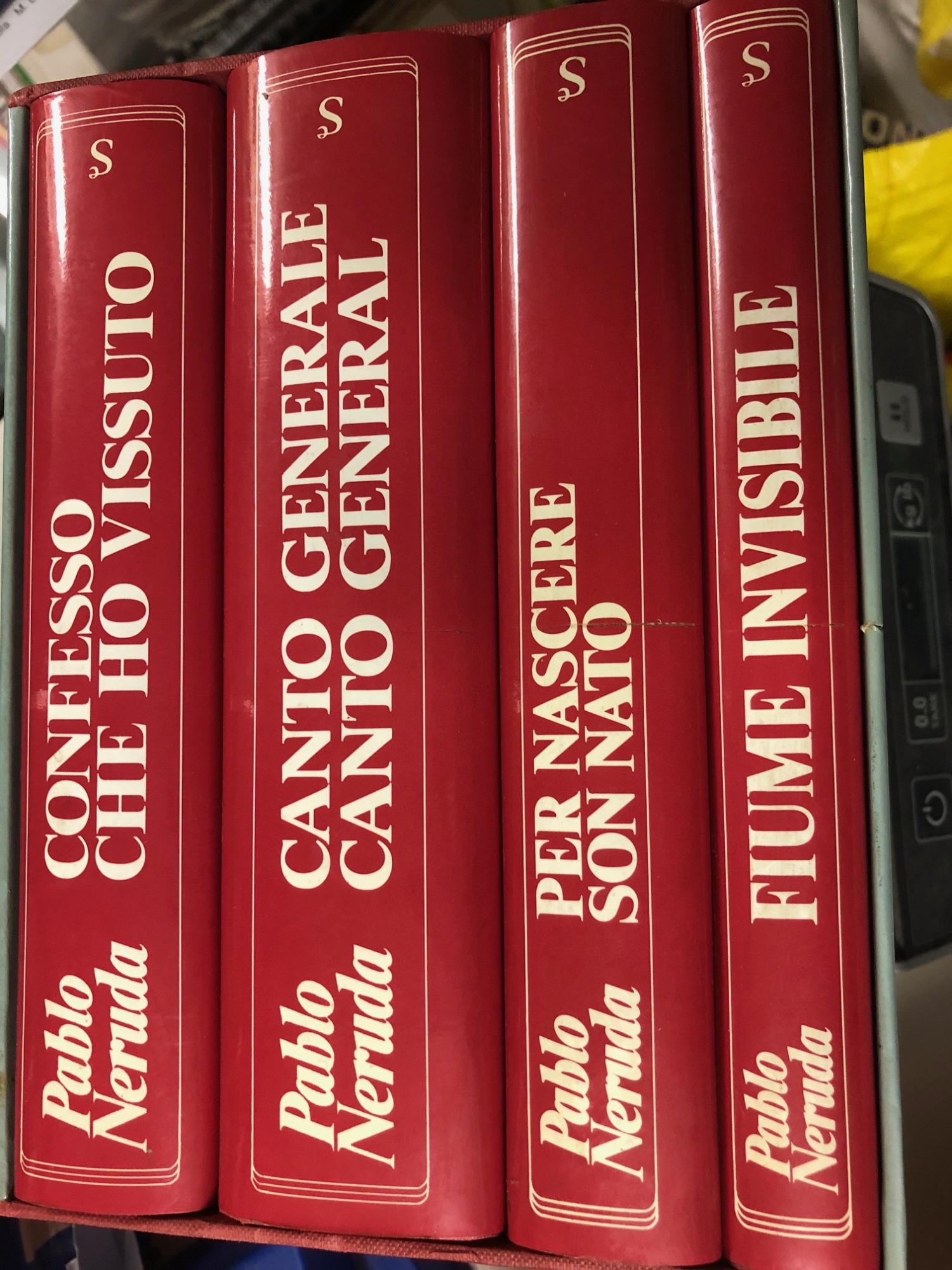 Pablo neruda cofanetto 4 tomi
