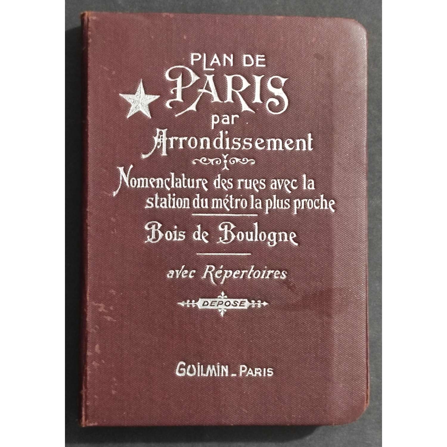 Plan de Paris par Arrondissement - Ed. Leconte et Gulmin