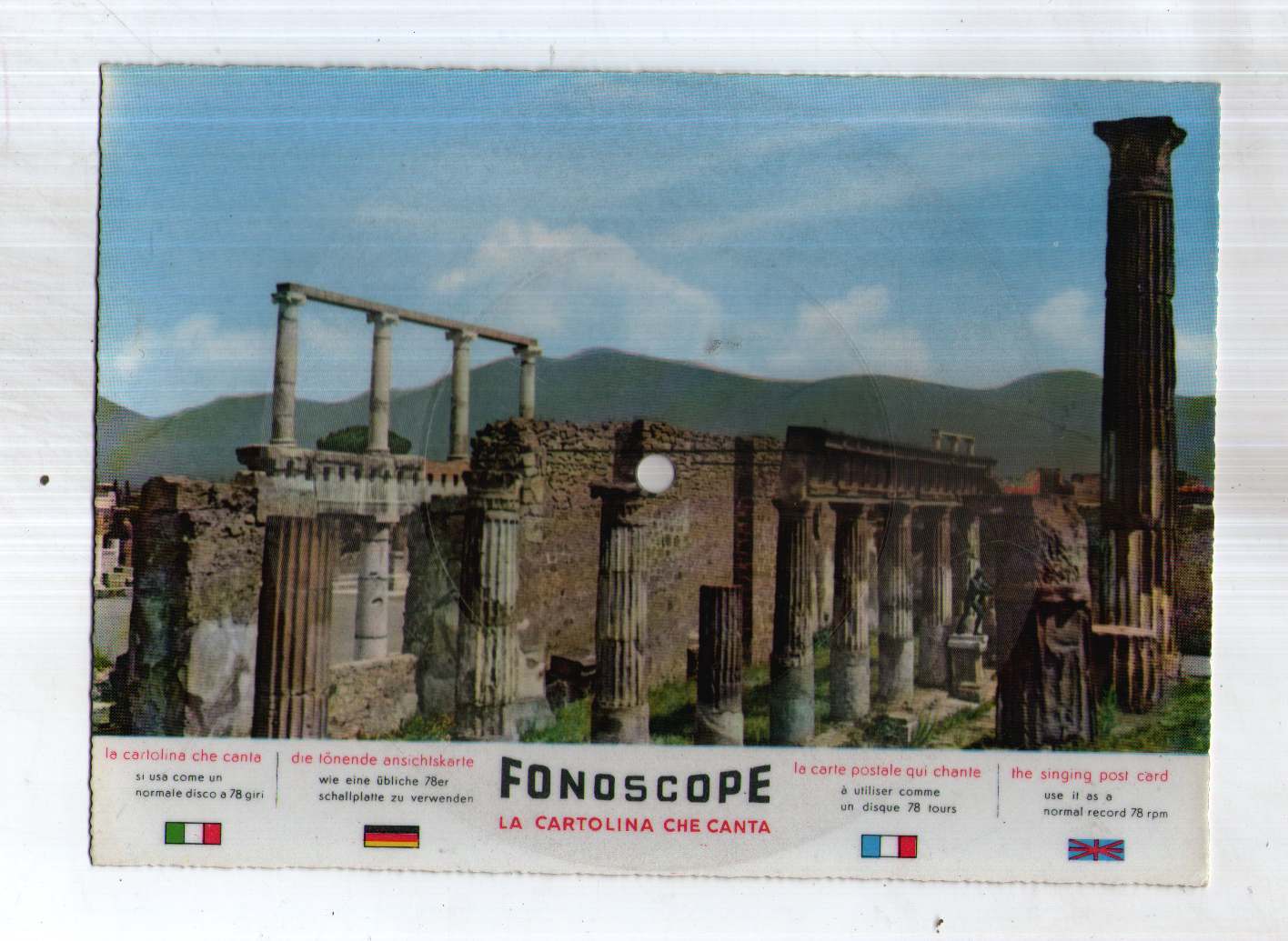 Pompei - Fonoscope - La cartolina che canta "Maruzzella"