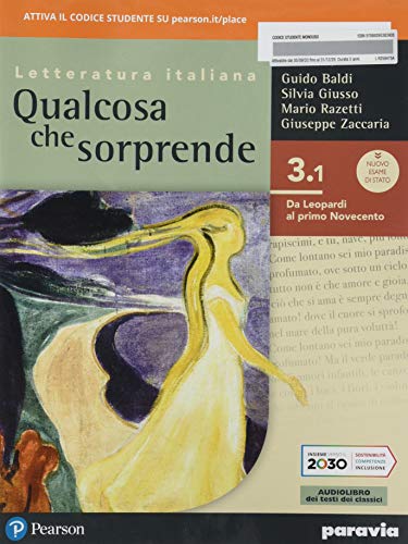 Qualcosa che sorprende. Da Leopardi al primo Novecento. Per le …