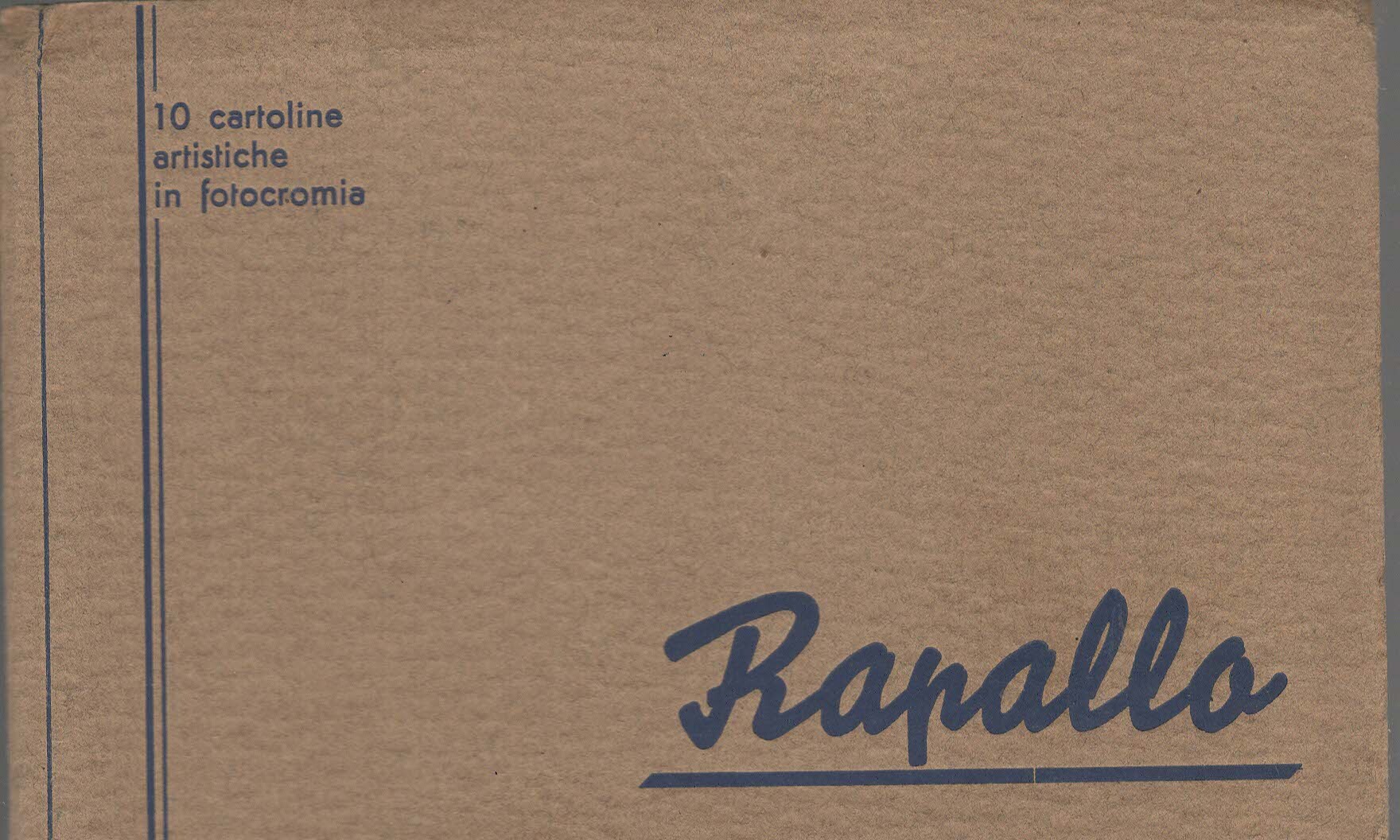 RAPALLO 10 CARTOLINE ARTISTICHE IN FOTOCROMIA