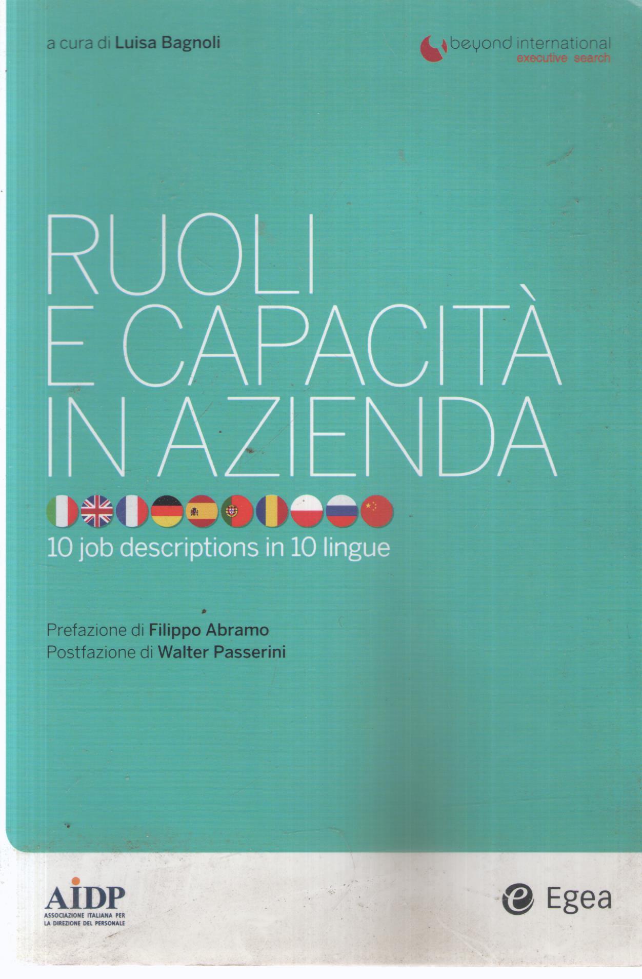 Ruoli e capacità in azienda. 10 job descriptions in 10 …