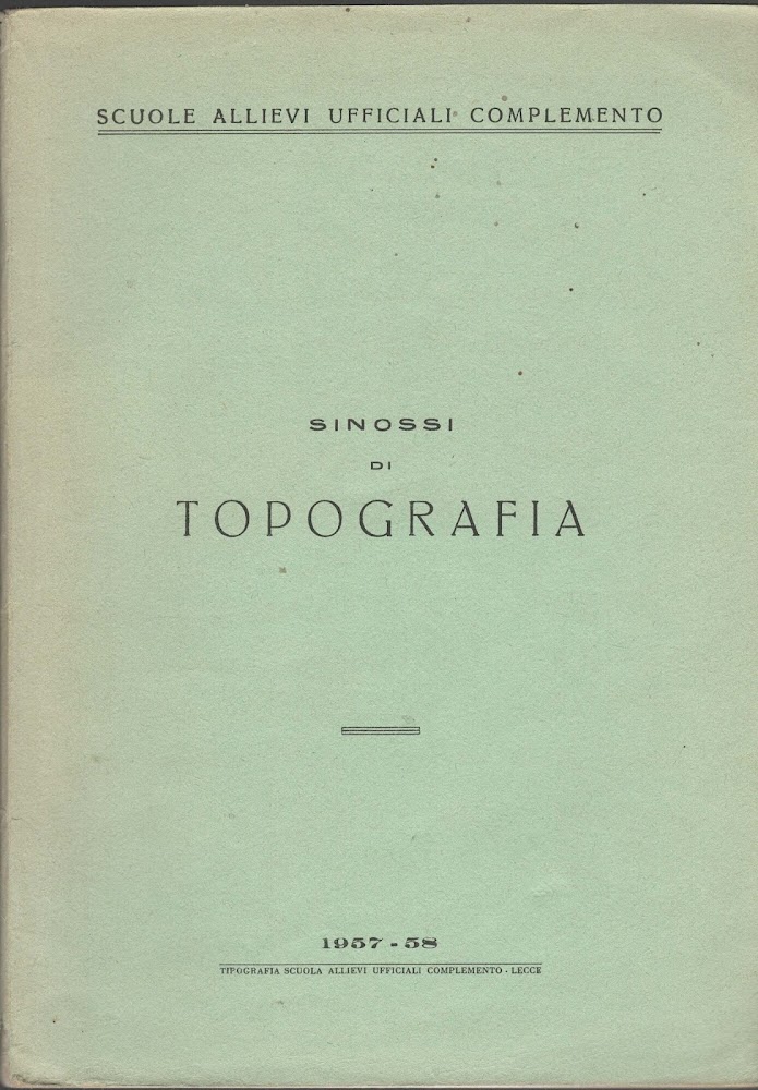 Sinossi di topografia.