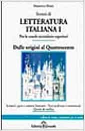 SINTESI DI LETTERATURA ITALIANA I DALLE ORIGINI AL QUATTROCENTO