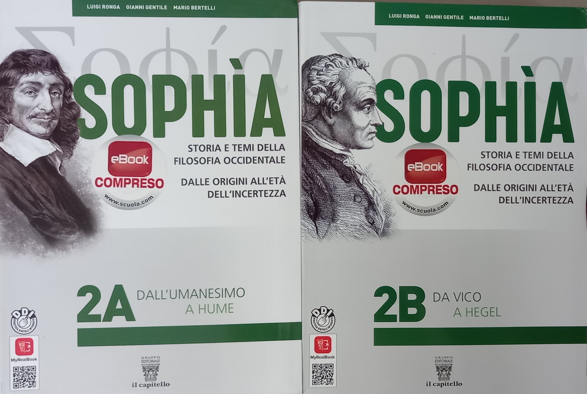 Sophia - storia e temi della filosofia occidentale vol. 2A-2B