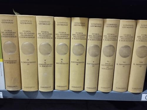 Storia del pensiero filosofico e scientifico - 7 vl