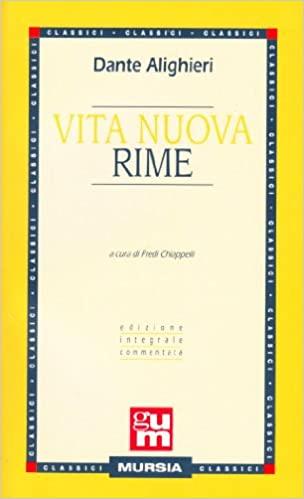 VITA NUOVA,RIME