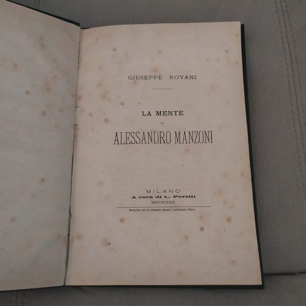 La mente di Alessandro Manzoni