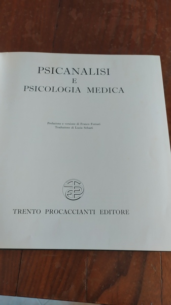 Psicanalisi e psicologia medica