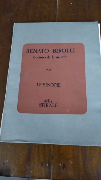 Renato Birolli - Taccuino per le sinopie della spirale