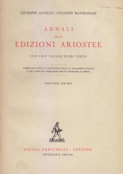 Annali delle edizioni Ariostee