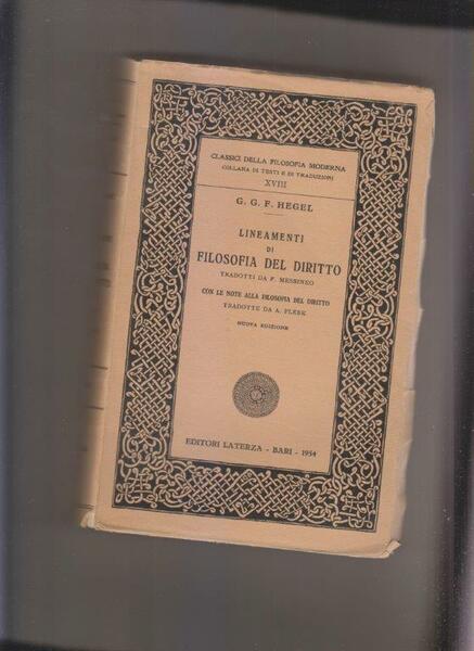 Lineamenti di Filosofia del diritto