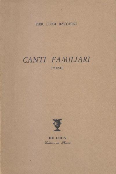 Canti familiari. Poesie