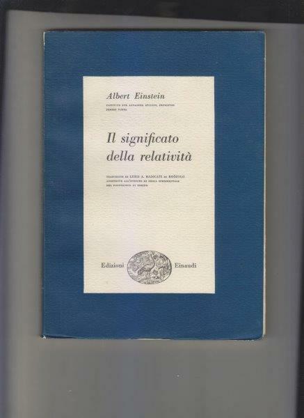 Il significato della relatività