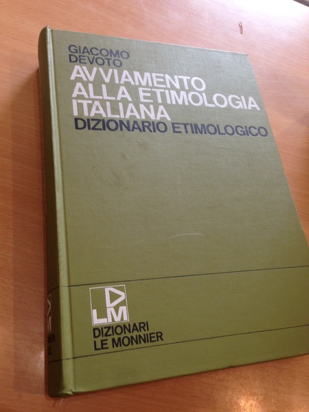 avviamento all'etimologia italiana