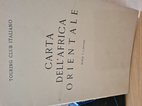 Carta dell'Africa orientale scala 1: 3.500.000 - 1935 XIII E.F.