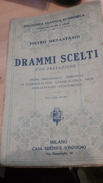 drammi scelti