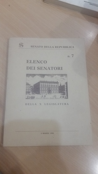 elenco dei senatori della X legislatura 1990