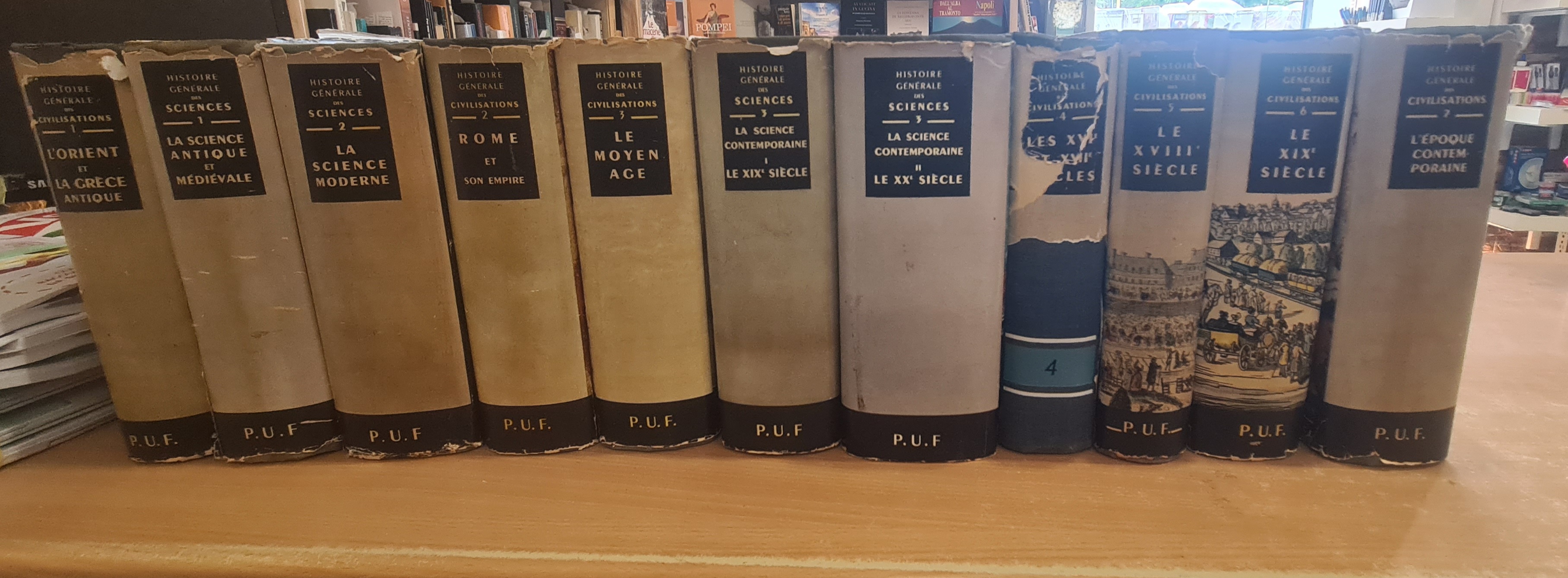 Histoire générale des civilisations en 11 volumes PUF / sous …