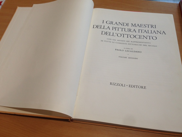 i grandi maestri della pittura italiana dell'ottocendo