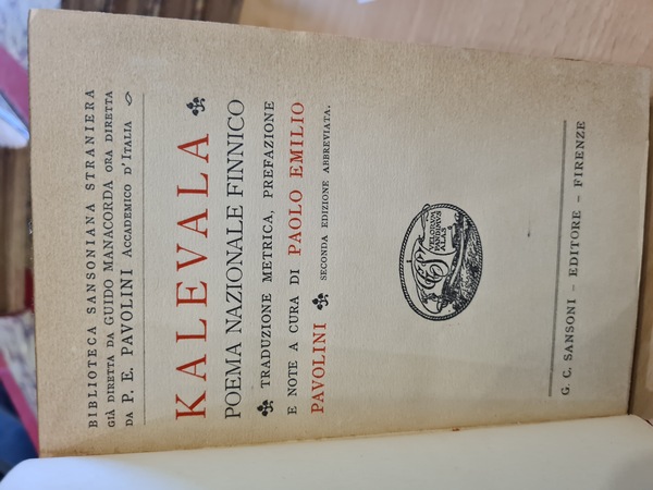 Il Kalevala, poema nazionale finnico