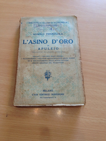 l'asino d'oro di apuleio