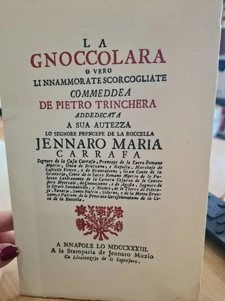 La Gnoccolara - Libretto di presentazione edito per l'inaugurazione del …