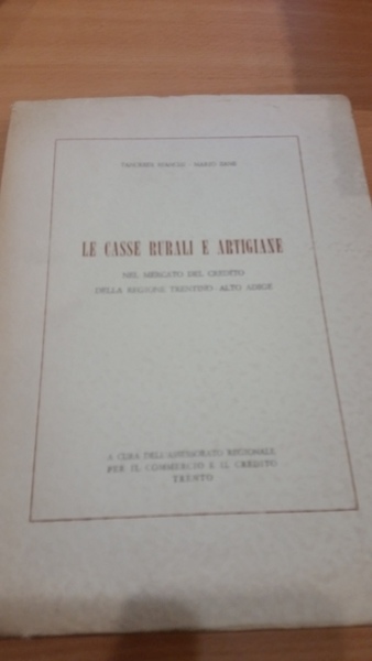 le casse rurali e artigiane nel mercato del credito deklla …