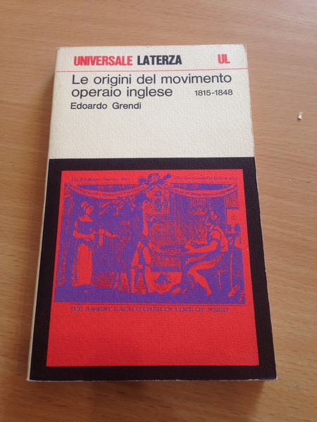 le origini del movimento operaio inglese 1815 - 1848