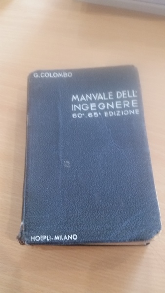 manuale dell'ingegnere 60°-65° edizione