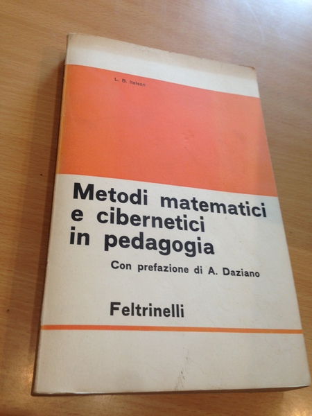 metodi matematici e cibernetici in pedagogia