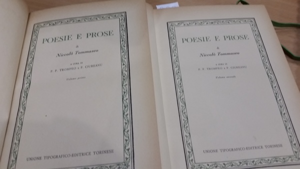 poesie e prose