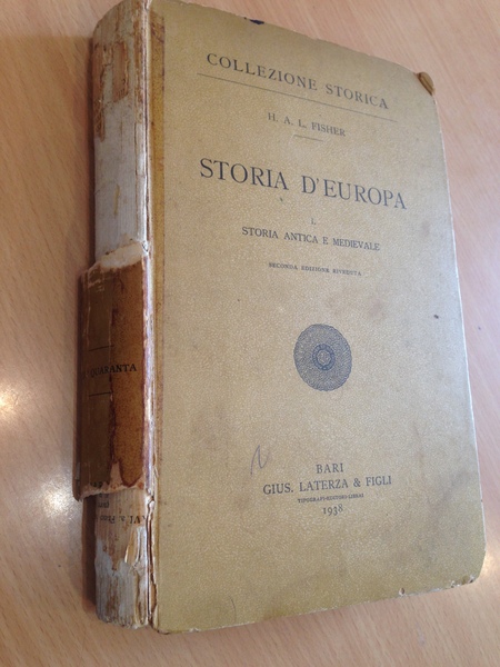 storia d'europa volume 1