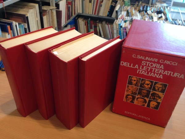 storia della letteratura italiana 4 voll. in cofanetto