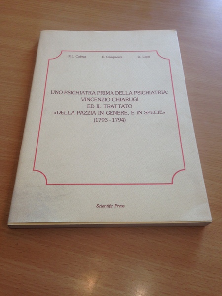 uno psichiatra prima della psichiatria vincenzo chiuarugi ed il trattato …