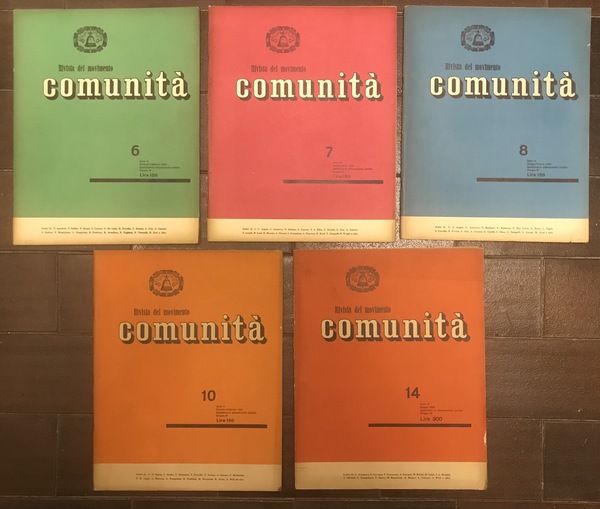 Comunità. Rivista bimestrale del Movimento Comunità