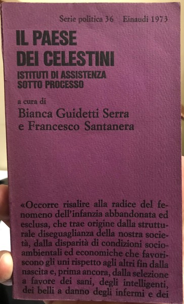 Il Paese dei celestini, Istituti di Assistenza sotto processo