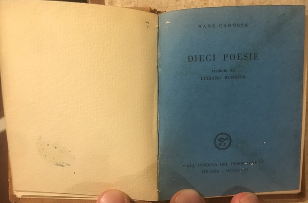 Dieci Poesie