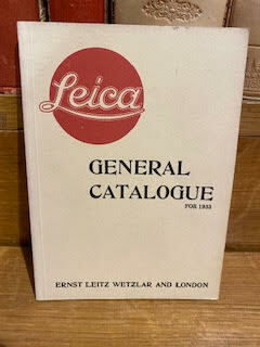 Leica - general catalogue for 1933