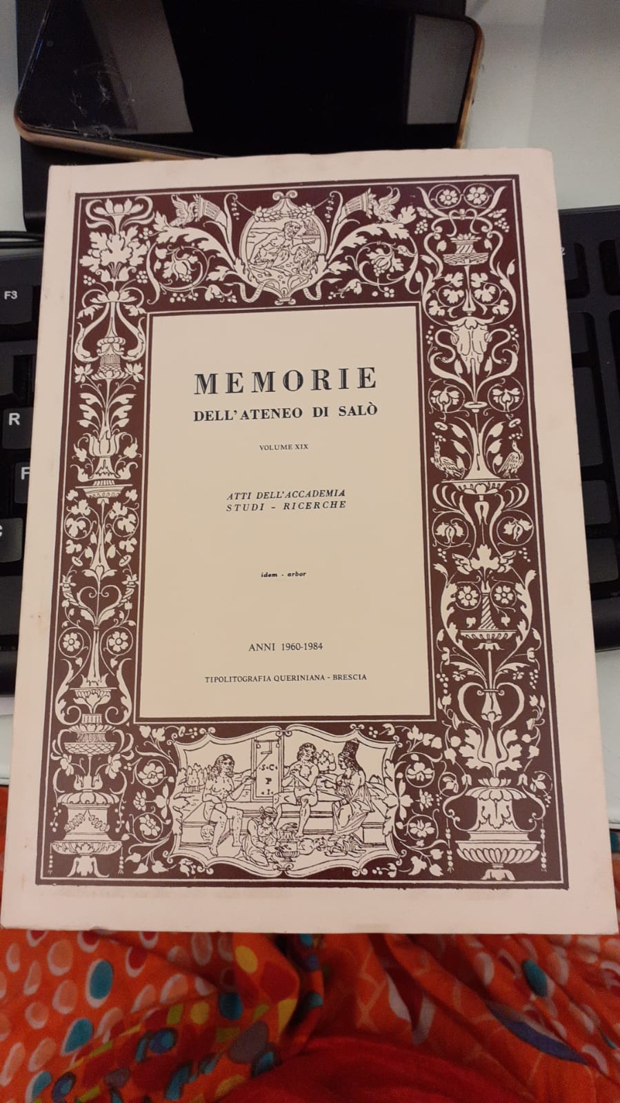Memorie dell'ateneo di Salò. Volume XIX. Anni 1960-1984