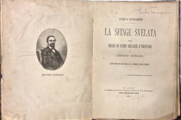 LA SFINGE SVELATA ossia Regole ed esempi dellÕarte di indovinare