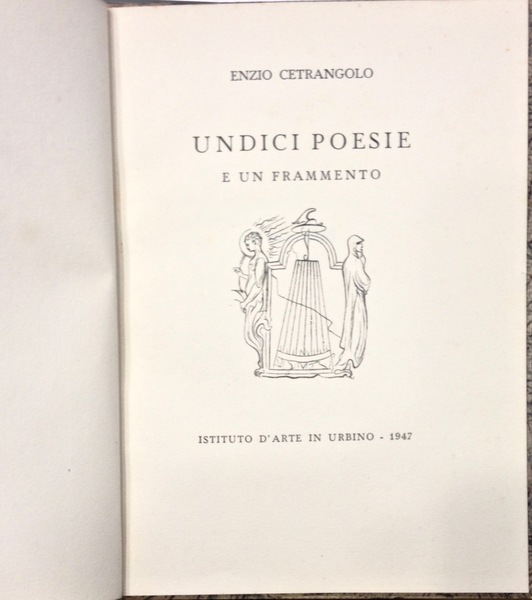 UNDICI POESIE E UN FRAMMENTO