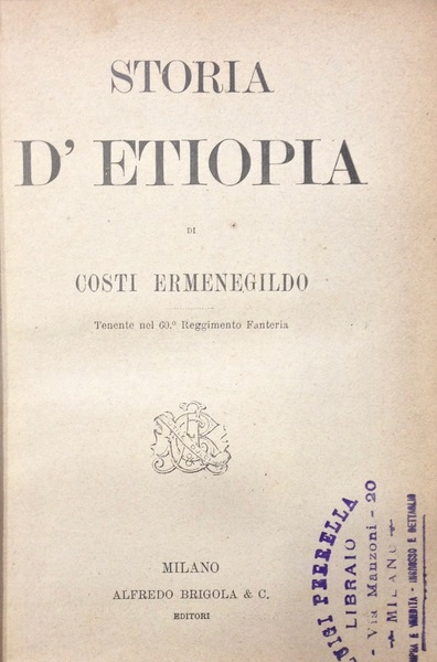 STORIA D'ETIOPIA