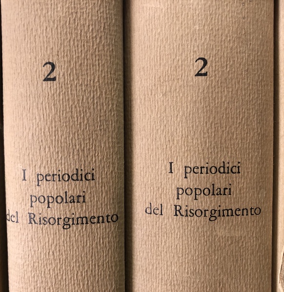 I PERIODICI POPOLARI DEL RISORGIMENTO