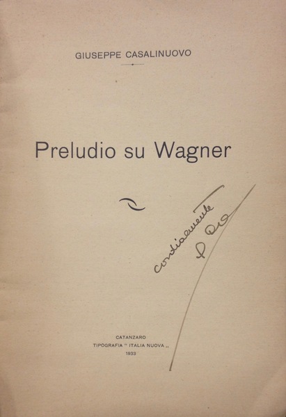 PRELUDIO SU WAGNER
